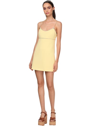 miu miu yellow dress