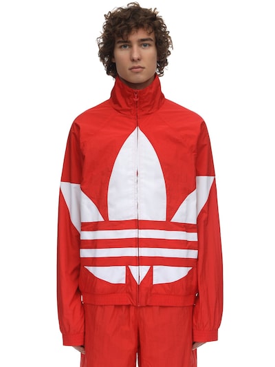 adidas originals red trefoil jacket