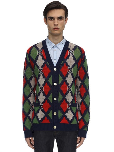 gucci multicolor cardigan