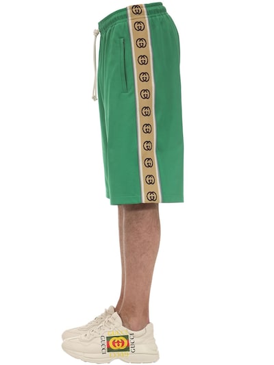 gucci technical jersey shorts