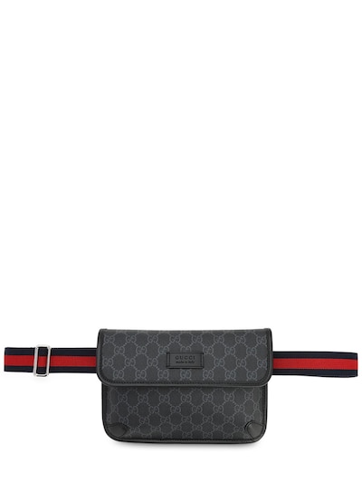 Gucci Gg Supreme Belt Bag Black