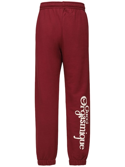 gucci sweatpants red