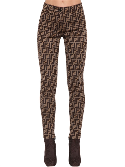 fendi all over print pants