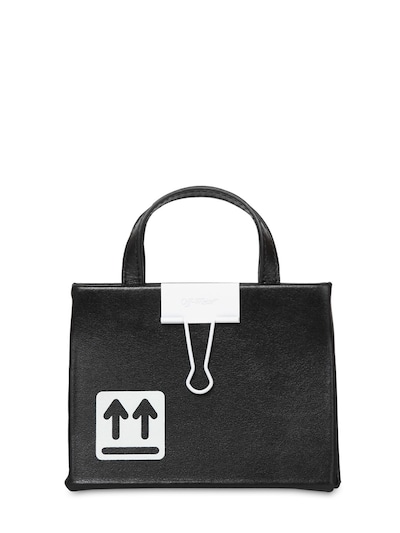 off white leather shoulder bag