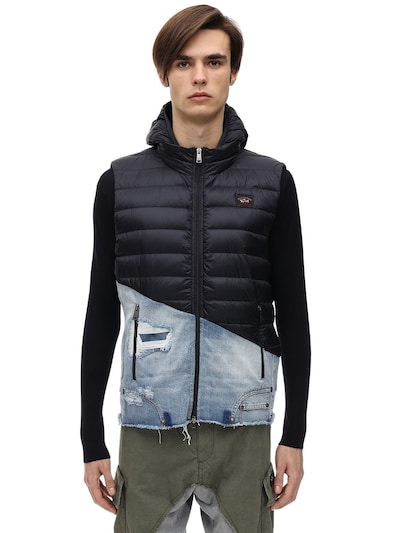 paul and shark hooded gilet