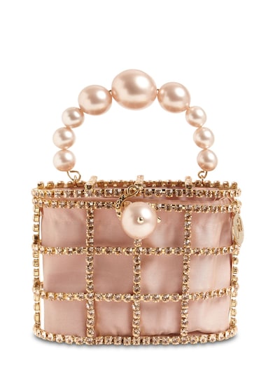 rose gold box bag