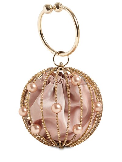 rose gold sphere bag