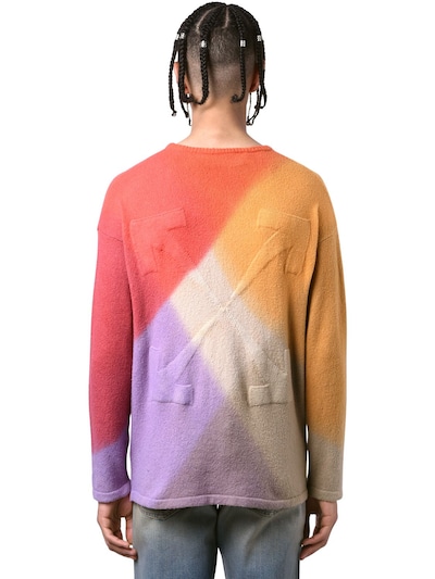 off white tie dye sweatshirt