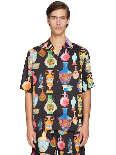 Versace - Printed bowling shirt 
