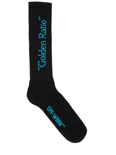 blue off white socks