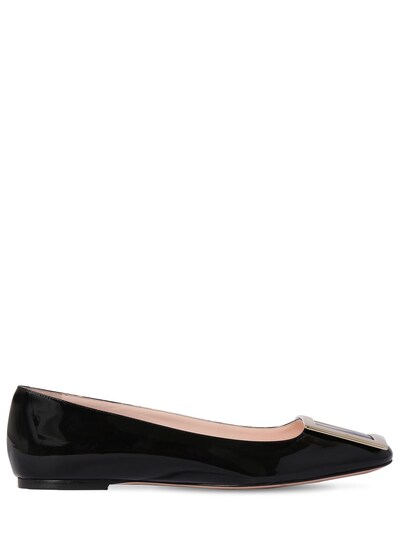roger vivier patent flats
