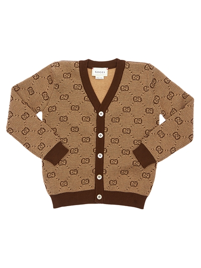 children's gg wool cardigan