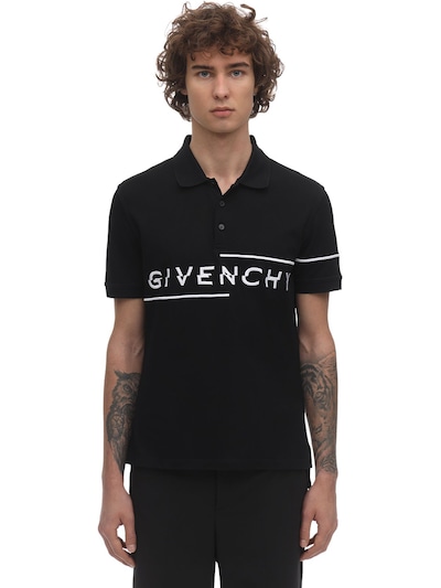 givenchy polo shirt black