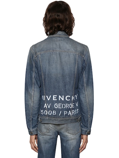 givenchy paris jean jacket