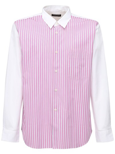 comme des garcons pink shirt