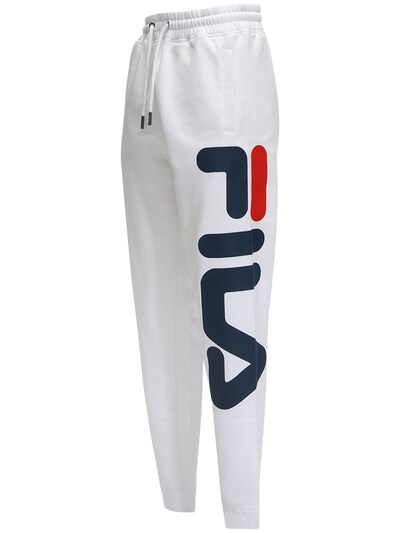 white fila pants