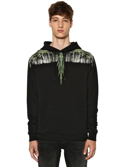 marcelo burlon hoodie green