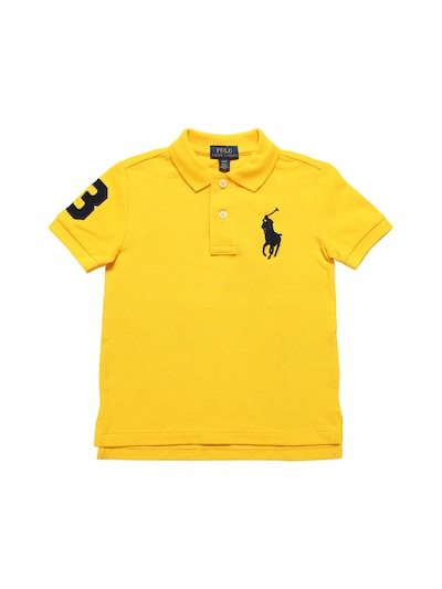 yellow polo ralph lauren shirt