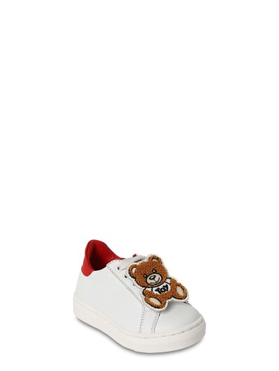 teddy bear sneakers moschino