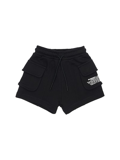 burberry black shorts