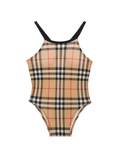 Burberry - Check one piece swimsuit 