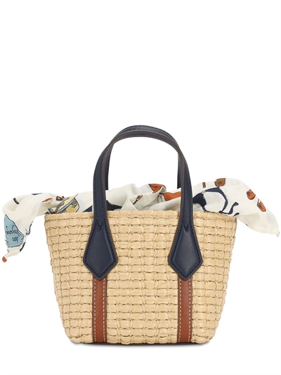 straw top handle bag