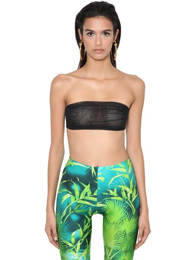 versace strapless top