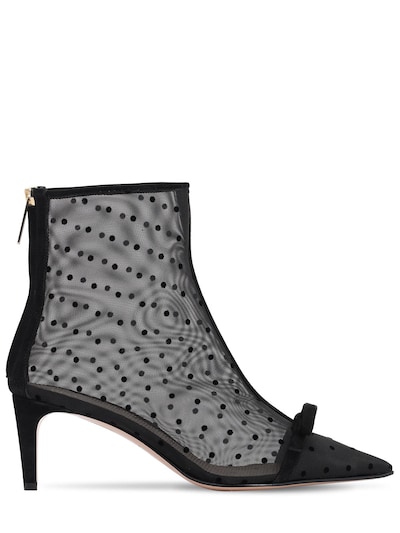 mesh ankle booties