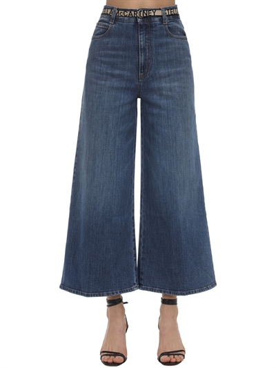 stella mccartney wide leg jeans