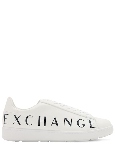 Armani Exchange - Faux leather logo 