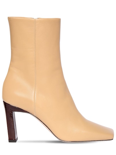 Wandler - 85mm leather ankle boots 