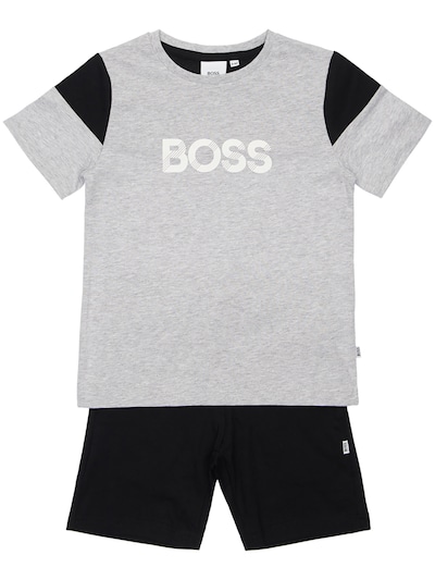 hugo boss top and shorts