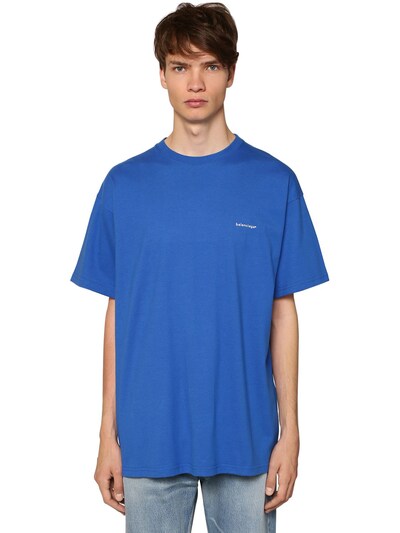 blue balenciaga crewneck