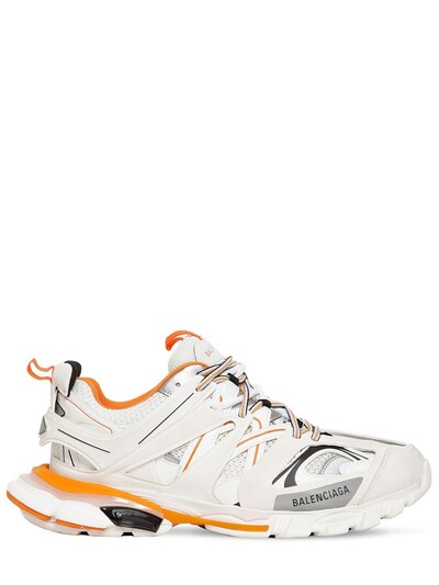 Balenciaga Track Sneakers White Orange Grailed