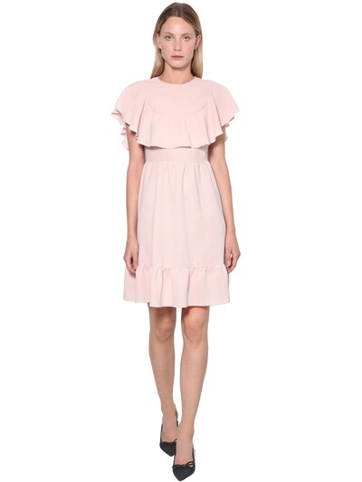 red valentino pink dress