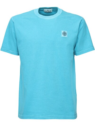 stone island logo t shirt