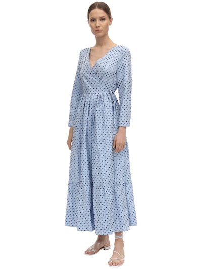 gestuz begonia wrap dress