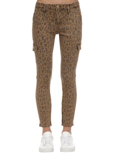 frame leopard jeans