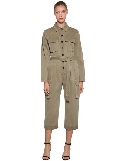 jumpsuit army green