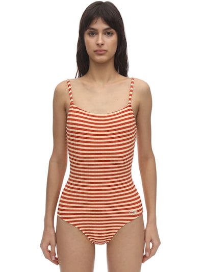 one piece bathing suit with zipper in front