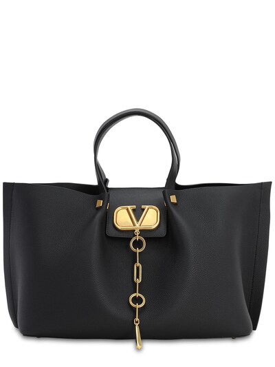 valentino black leather handbag