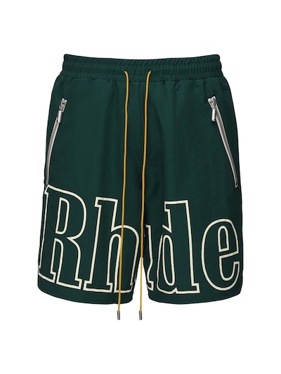 rhude nylon shorts