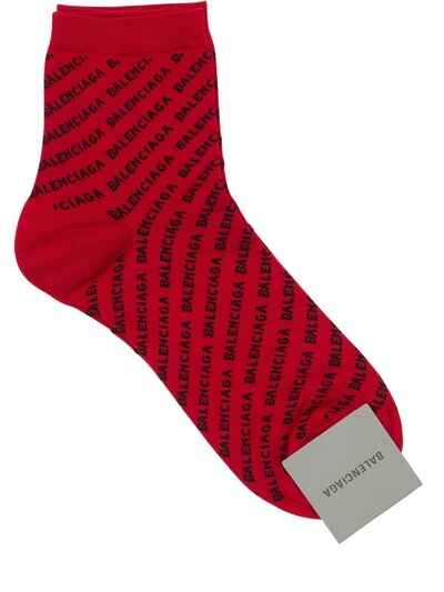 balenciaga red sock