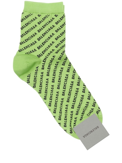 green balenciaga socks