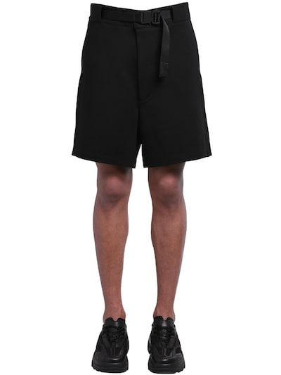 black buckle shorts