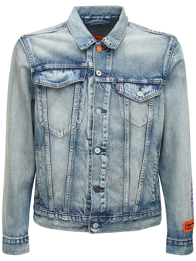 tan levi jean jacket