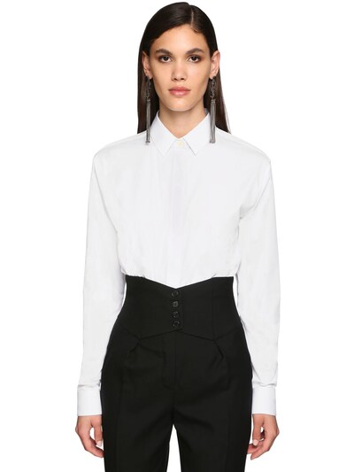 saint laurent white shirt