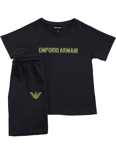 armani t shirt and shorts