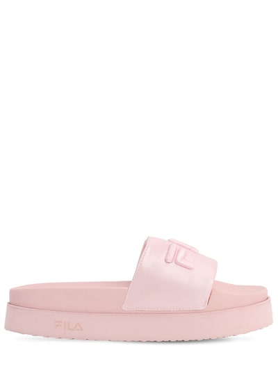 fila flip flops pink