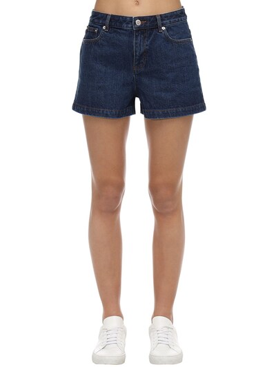 apc denim shorts